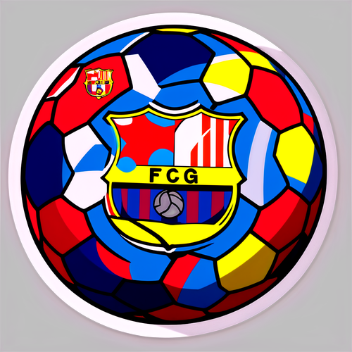 Stiker Logo Benfica dan Barcelona