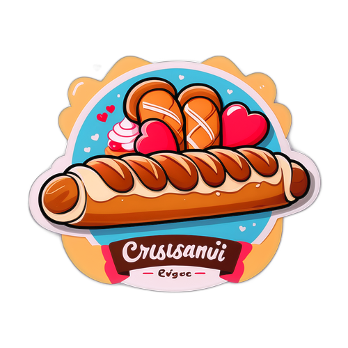 Un autocollant célébrant la boulangerie française