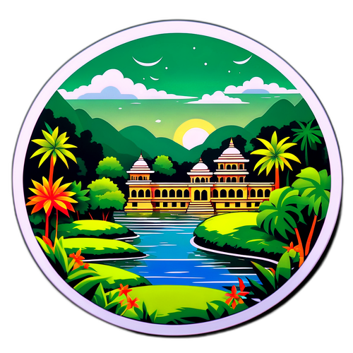 বাংলাদেশের প্রাকৃতিক সৌন্দর্য স্টিকার