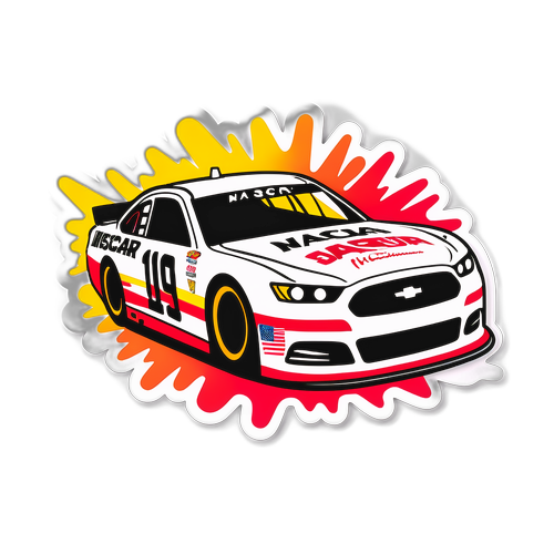 A adesivo da essência da NASCAR