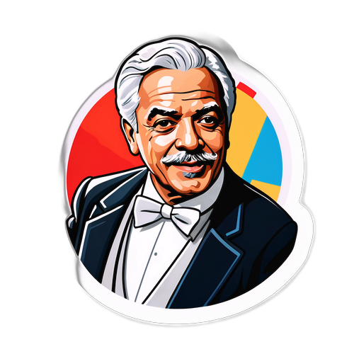 Adesivo de Antônio Fagundes