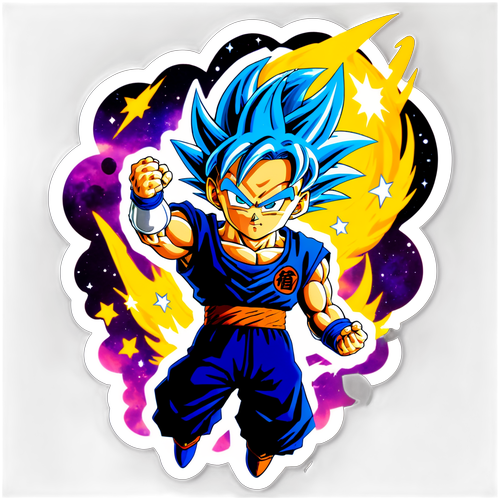 Prepare-se Para a Batalha Épica: Os Heróis de Dragon Ball Daima em um Novo Sticker Galáctico!