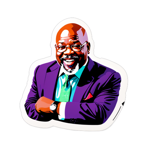 Sticker ya TD Jakes na Quotes za Motisha