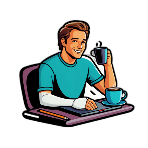 Portret jucăuș al lui Ken Kern