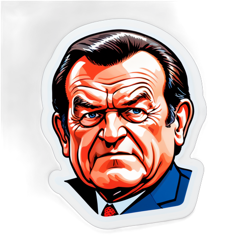 Gerhard Schröder Karikatúrája: Politikai Elemeivel a Meglepetések Játékában!