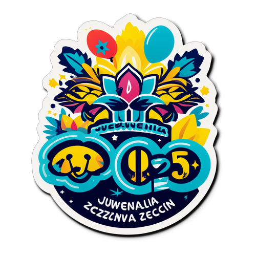 Radosny sticker Juwenalia Szczecin 2025