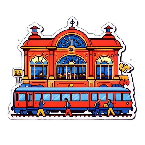 Disegno Giocoso della Stazione di Voghera