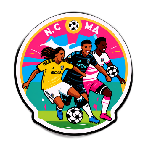 Rekaan Pelekat Penuh Semangat Perlawanan Inter Miami vs Nashville