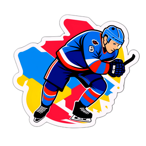 Samolepka Tipsport Extraliga s hokejovými motivy