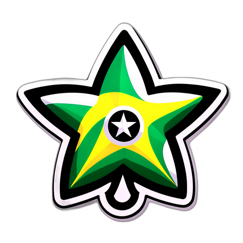 Botafogo Yıldız Sembolü Stickerı