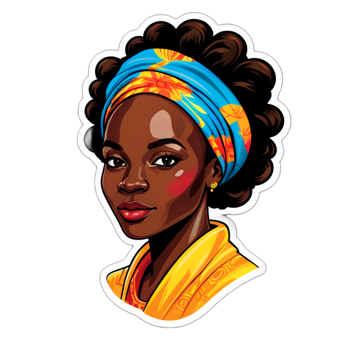 Un autocollant inspirant de Aïssa Maïga