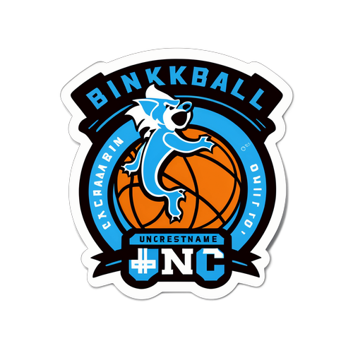UNC Classic Basketball Emblem