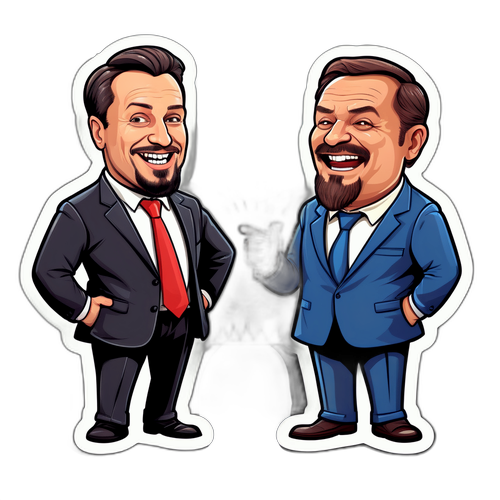 Gulyás és Krúbi Karikatúra