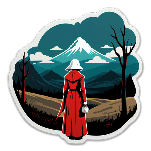 Kunstnerisk tolkning av 'The Handmaid's Tale'