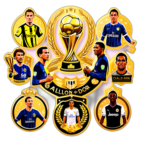 Autocollant Célébrant le Ballon d'Or