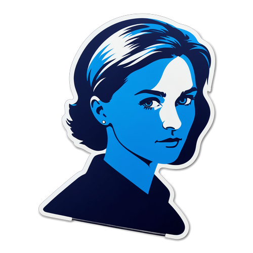Minimalist Kaja Kallas Silhouette