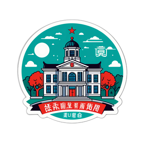 复旦校园学术氛围贴纸