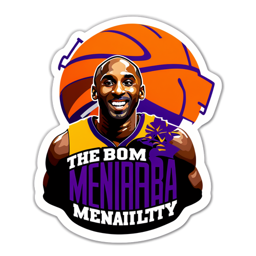 Kobe Bryant emlékére készült matrica