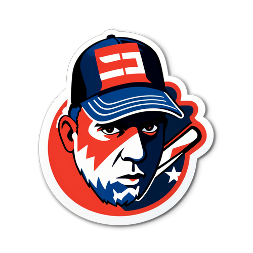 Unleash Your Love for Baseball: Sleek MLB Sticker Perfect for Every Fan!