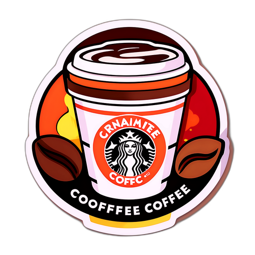 家庭咖啡貼紙