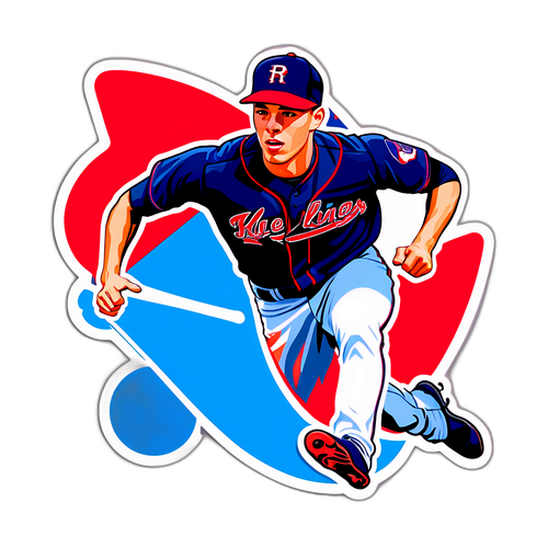 Max Kepler Sliding into Home Base Sticker