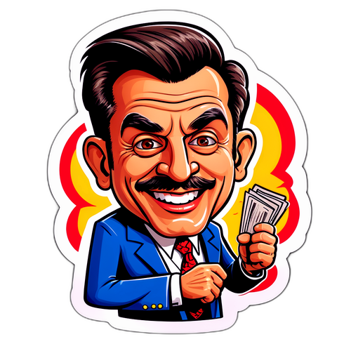 עיצוב סטיקר הומוריסטי עבור תום אבני