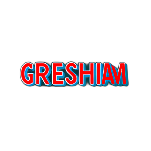 Design Minimalista do Nome Gresham
