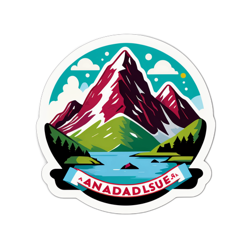 Åndalsnes Fjellscene Aufkleber