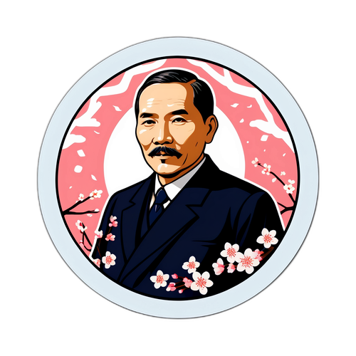 孫中山生日慶祝紀念貼紙