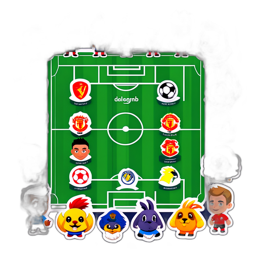 Kichwa cha Sticker ya Ligi ya Soka