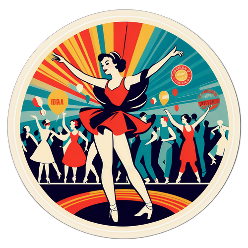 Retro Dans Poster Diepenbeek