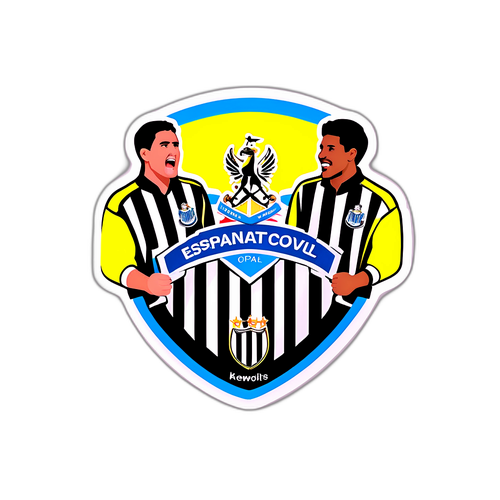 Sticker ya Mashabiki wa Newcastle vs Espanyol
