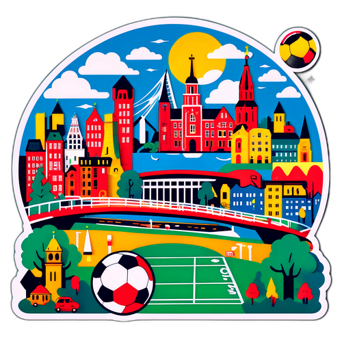 Kopenhag Şehri Renkli Tasarım