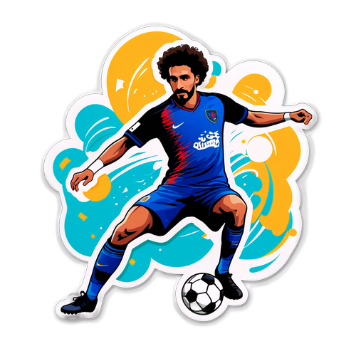 Sticker de José Sosa en acción