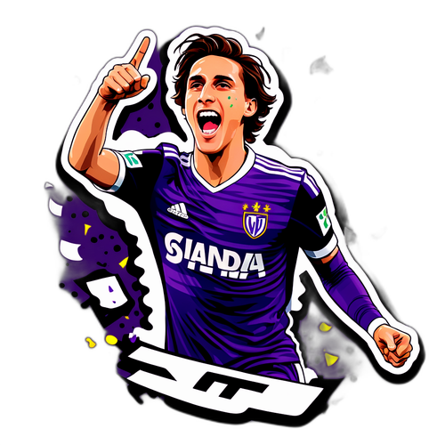 Stiker Federico Chiesa Merayakan Gol