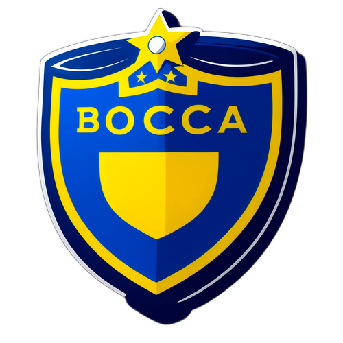 Adesivo do Escudo do Boca Juniors