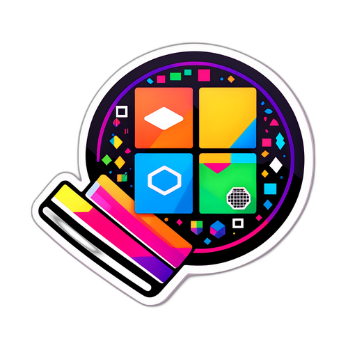 Microsoft Stock-tema Sticker