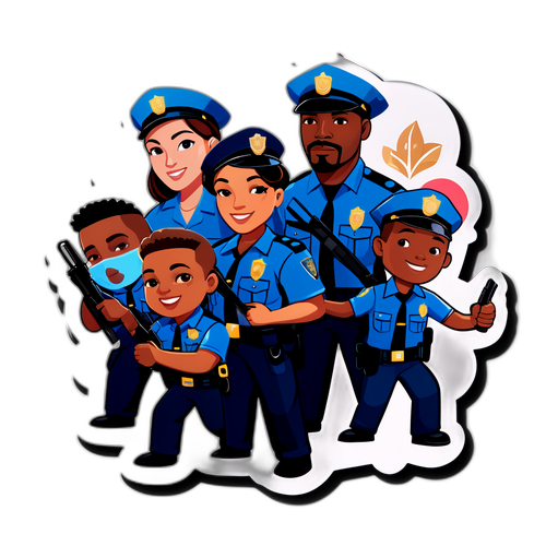 Sticker ya Uajiri wa Polisi