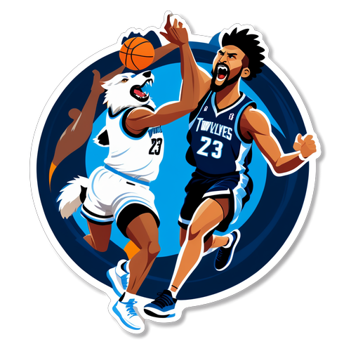 Sticker ng Labanan ng Timberwolves at Grizzlies