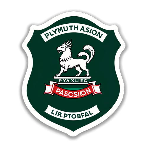 Adesivo do Plymouth Argyle x Liverpool: Futebol é Paixão