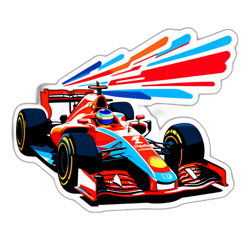 Adesivo Energetico di Fernando Alonso in F1