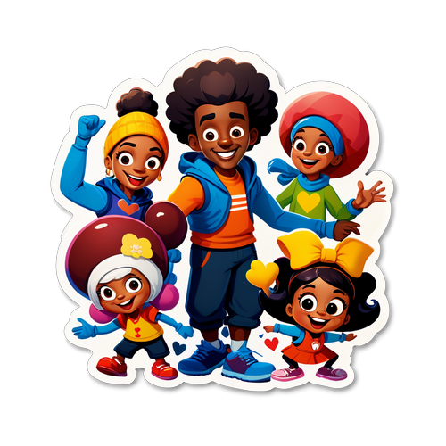 Sticker ng Pamilya Blackman