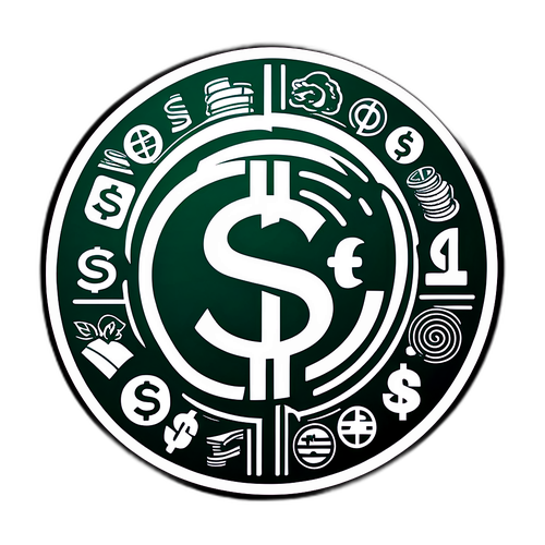 Uluslararası Ticaret için Para Sembolleri Sticker'ı