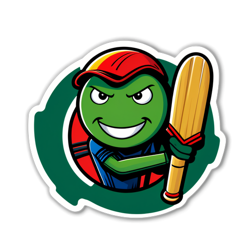 Sticker ya Cricket ya LSG na RCB
