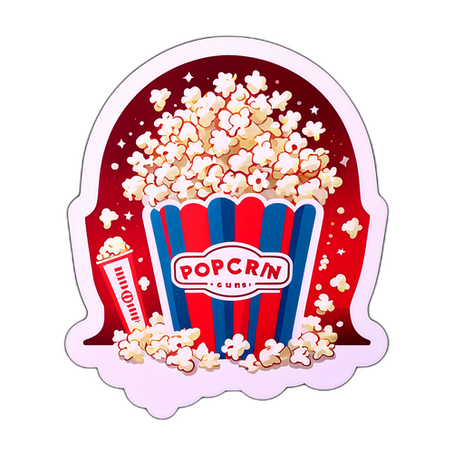 Vintage filmové screeningové nálepky