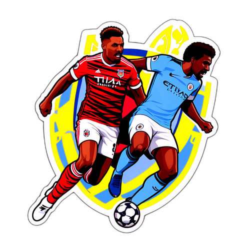 曼城與布倫特福德的比賽貼紙