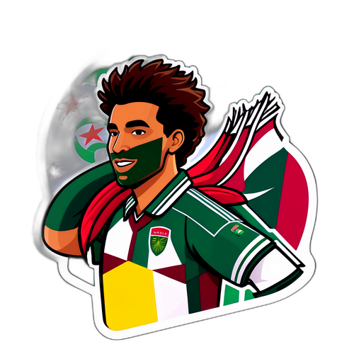 Kolorowa naklejka inspirowana kibicami Fluminense