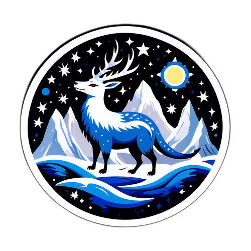 Mycket mystisk sticker inspirerad av Grönlands folklore