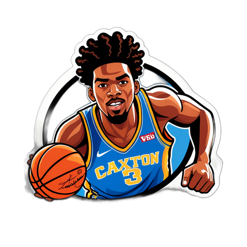 Isang kilos ni Nic Claxton patungo sa basket