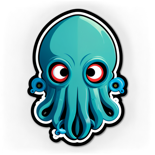 Squid Game'in Korkunç Dünyası: Maskelerin Ardındaki Sırları Açığa Çıkaran Sticker!